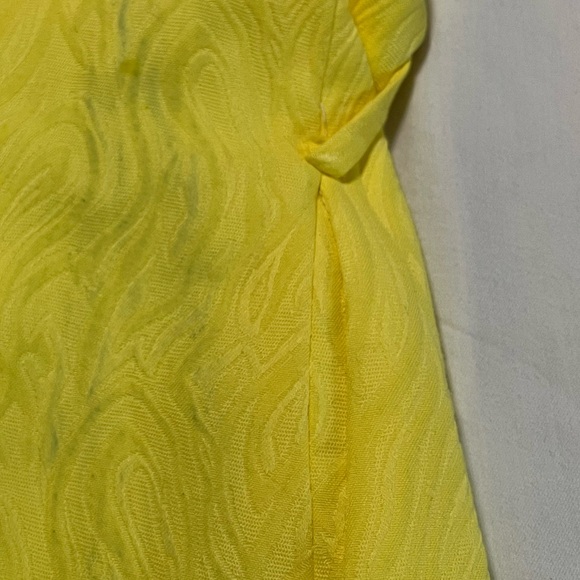 Vintage Original Milly - Neiman Marcus Textured snap wrap bow dress SIZE 0 - Picture 8 of 10